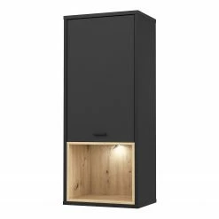 Loftscape Hängeschrank Mazzo - Schwarz / Eiche Artisan Dekor