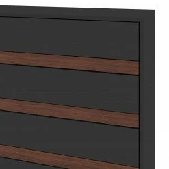 GWINNER Sideboard Calea II - Echtholzfurnier - Matt Anthrazit / Nussbaum -WOHNZIMMERMÖBEL Verkäufe 1000285825 211117 16012300096 DETAILS P000000001000285825