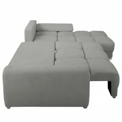Loftscape Ecksofa Alport - Microfaser - Microfaser Enza: Grau - Longchair beidseitig montierbar -WOHNZIMMERMÖBEL Verkäufe 1000287546 210831 12390000033 DETAILS P000000001000287546