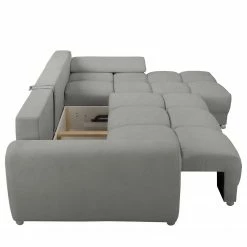 Loftscape Ecksofa Alport - Microfaser - Microfaser Enza: Grau - Longchair beidseitig montierbar -WOHNZIMMERMÖBEL Verkäufe 1000287546 210831 12390100034 DETAILS P000000001000287546