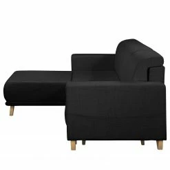 Norrwood Ecksofa Coulter - Microfaser Cadis: Schwarz -WOHNZIMMERMÖBEL Verkäufe 1000287570 210910 11432700136 DETAILS P000000001000287570