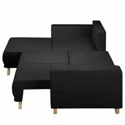 Norrwood Ecksofa Coulter - Microfaser Cadis: Schwarz -WOHNZIMMERMÖBEL Verkäufe 1000287570 210910 11432700137 DETAILS P000000001000287570