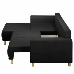 Norrwood Ecksofa Coulter - Microfaser Cadis: Schwarz -WOHNZIMMERMÖBEL Verkäufe 1000287570 210910 11432700138 DETAILS P000000001000287570