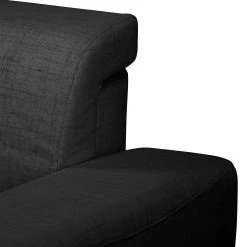 Norrwood Ecksofa Coulter - Microfaser Cadis: Schwarz -WOHNZIMMERMÖBEL Verkäufe 1000287570 210910 11432700146 DETAILS P000000001000287570