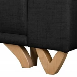 Norrwood Ecksofa Coulter - Microfaser Cadis: Schwarz -WOHNZIMMERMÖBEL Verkäufe 1000287570 210910 11432700152 DETAILS P000000001000287570