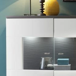 Loftscape Sideboard Intento I - Hochglanz Weiß / Anthrazit 16 Loftscape Sideboard Intento I - Hochglanz Weiß / Anthrazit -WOHNZIMMERMÖBEL Verkäufe 1000288186 210827 12095600054 DETAILS P000000001000288186