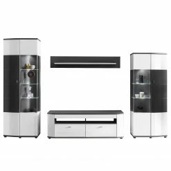 Loftscape Wohnwand Intento I (4-teilig) - Hochglanz Weiß / Anthrazit 23 Loftscape Wohnwand Intento I (4-teilig) - Hochglanz Weiß / Anthrazit -WOHNZIMMERMÖBEL Verkäufe 1000288189 210827 12095800072 DETAILS P000000001000288189