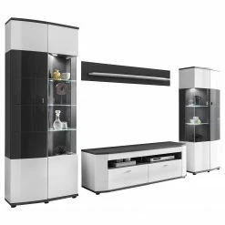 Loftscape Wohnwand Intento I (4-teilig) - Hochglanz Weiß / Anthrazit 24 Loftscape Wohnwand Intento I (4-teilig) - Hochglanz Weiß / Anthrazit -WOHNZIMMERMÖBEL Verkäufe 1000288189 210827 12095800073 DETAILS P000000001000288189