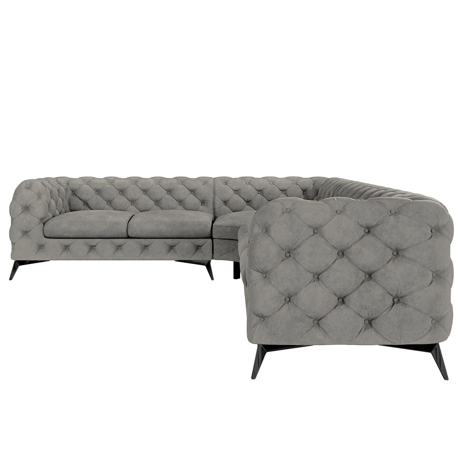 Ecksofa Laviva VI - Samt Ravi: Taupe - 323 x 262 cm 4 Ecksofa Laviva VI - Samt Ravi: Taupe - 323 x 262 cm – Bild 4