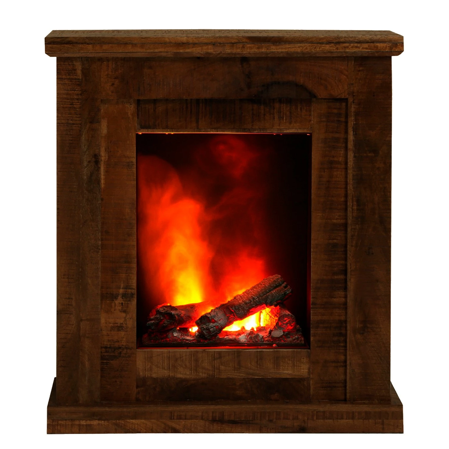 Naturoo Elektrokamin Mumbai - Braun 4 Naturoo Elektrokamin Mumbai - Braun – Bild 4