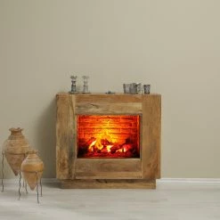 Naturoo Elektrokamin Surat - Camel - Einsatz Stein Dekor -WOHNZIMMERMÖBEL Verkäufe 1000289256 210908 06202300040 MOOD DETAILS P000000001000289256 mood