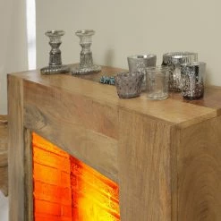 Naturoo Elektrokamin Surat - Camel - Einsatz Stein Dekor -WOHNZIMMERMÖBEL Verkäufe 1000289256 210908 06202300046 DETAILS P000000001000289256