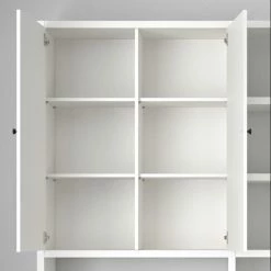 Fredriks Aktenschrank-Kombination Emporio IV - Hochglanz Weiß -WOHNZIMMERMÖBEL Verkäufe 1000289339 211012 15420500040 DETAILS P000000001000289339