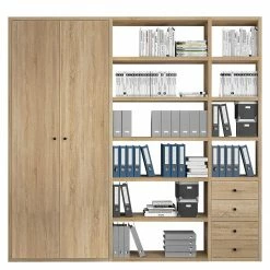 Fredriks Aktenregal-Kombination Emporio III - Eiche Sonoma Dekor