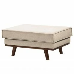 Fredriks Polsterhocker Jurga - Webstoff Sioma: Creme