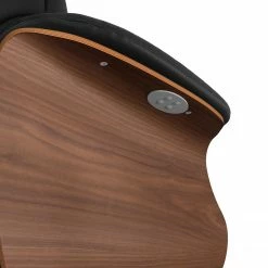 Studio Copenhagen Relaxsessel Anderson VI - Echtleder Neka: Schwarz - Schwarz - Nussbaum -WOHNZIMMERMÖBEL Verkäufe 1000291538 211007 123438000087 DETAILS P000000001000291538