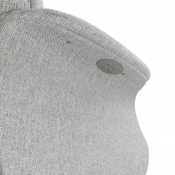 Studio Copenhagen Relaxsessel Anderson III - Webstoff Saia: Hellgrau - Chrom glänzend - Bezogen -WOHNZIMMERMÖBEL Verkäufe 1000294491 211007 122420000087 DETAILS P000000001000294491