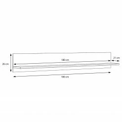 Red Living Wandboard Trylith - Eiche Rustikal Dekor / Schwarz 13 Red Living Wandboard Trylith - Eiche Rustikal Dekor / Schwarz -WOHNZIMMERMÖBEL Verkäufe 1000295066 210924 143046000541 SKETCH DETAILS P000000001000295066 sketch