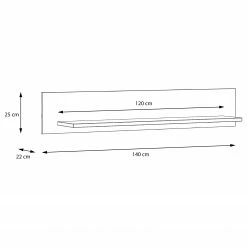 Loftscape Wandboard Truth - Eiche Sonoma Dekor -WOHNZIMMERMÖBEL Verkäufe 1000295067 210924 143046000547 SKETCH DETAILS P000000001000295067 sketch