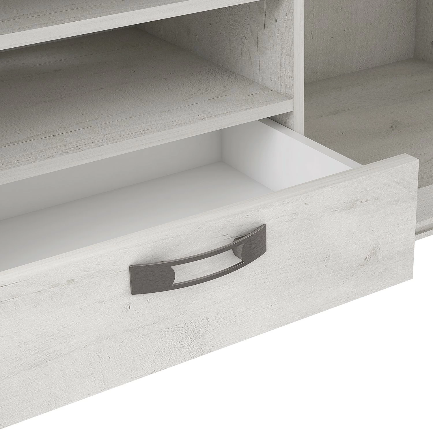 Ridgevalley TV-Lowboard Kimbark I - Pinie Weiß Dekor 4 Ridgevalley TV-Lowboard Kimbark I - Pinie Weiß Dekor – Bild 4