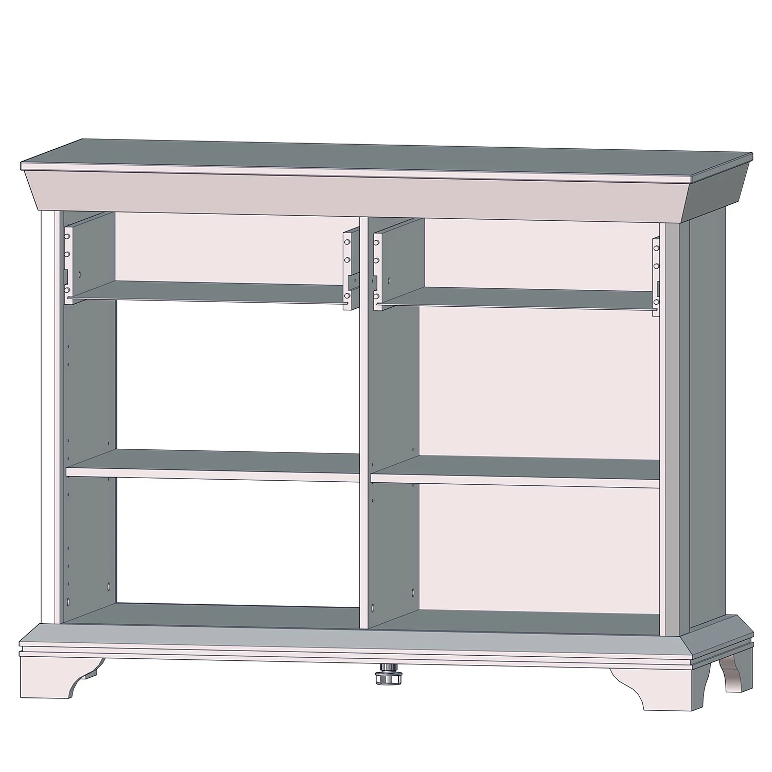 Ridgevalley Kommode Kimbark - Pinie Weiß Dekor 5 Ridgevalley Kommode Kimbark - Pinie Weiß Dekor – Bild 5