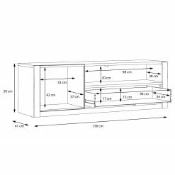 Loftscape TV-Lowboard Truth - Eiche Sonoma Dekor -WOHNZIMMERMÖBEL Verkäufe 1000295090 210924 14305600702 SKETCH DETAILS P000000001000295090 sketch