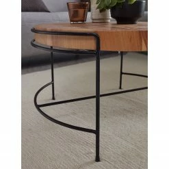 Red Living Couchtisch Cabarita - Akazie massiv / Metall - Akazie / Schwarz 12 Red Living Couchtisch Cabarita - Akazie massiv / Metall - Akazie / Schwarz -WOHNZIMMERMÖBEL Verkäufe 1000296377 210929 06333000211 DETAILS P000000001000296377