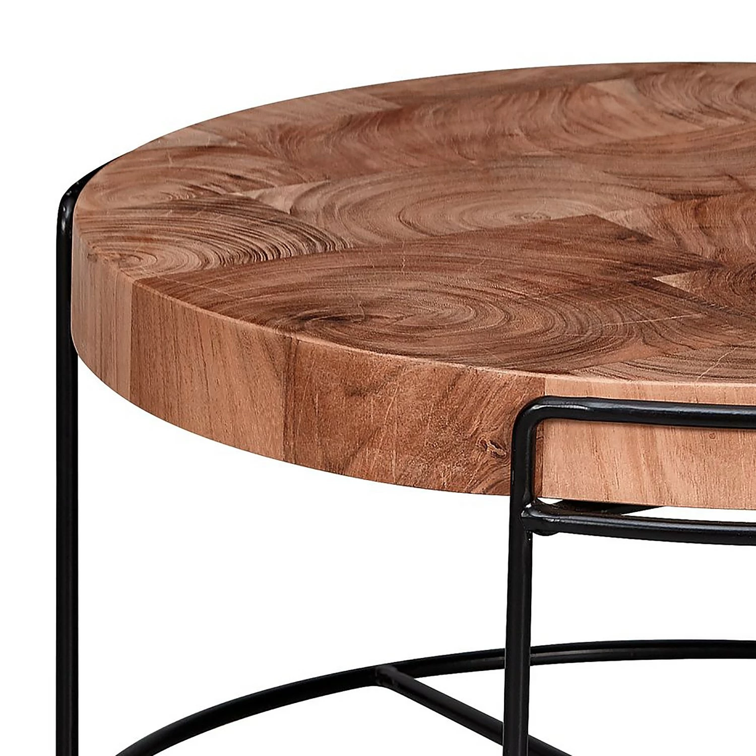Red Living Couchtisch Cabarita - Akazie massiv / Metall - Akazie / Schwarz 6 Red Living Couchtisch Cabarita - Akazie massiv / Metall - Akazie / Schwarz – Bild 6