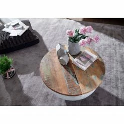 Ridgevalley Couchtisch Massaa III - Mango massiv / Metall - Mango / Weiß -WOHNZIMMERMÖBEL Verkäufe 1000296379 210929 06333100199 MOOD DETAILS P000000001000296379 mood