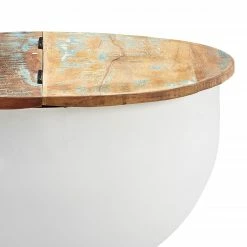 Ridgevalley Couchtisch Massaa III - Mango massiv / Metall - Mango / Weiß -WOHNZIMMERMÖBEL Verkäufe 1000296379 210929 06333100258 DETAILS P000000001000296379