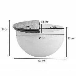 Ridgevalley Couchtisch Massaa III - Mango massiv / Metall - Mango / Weiß -WOHNZIMMERMÖBEL Verkäufe 1000296379 210929 06333100679 SKETCH DETAILS P000000001000296379 sketch