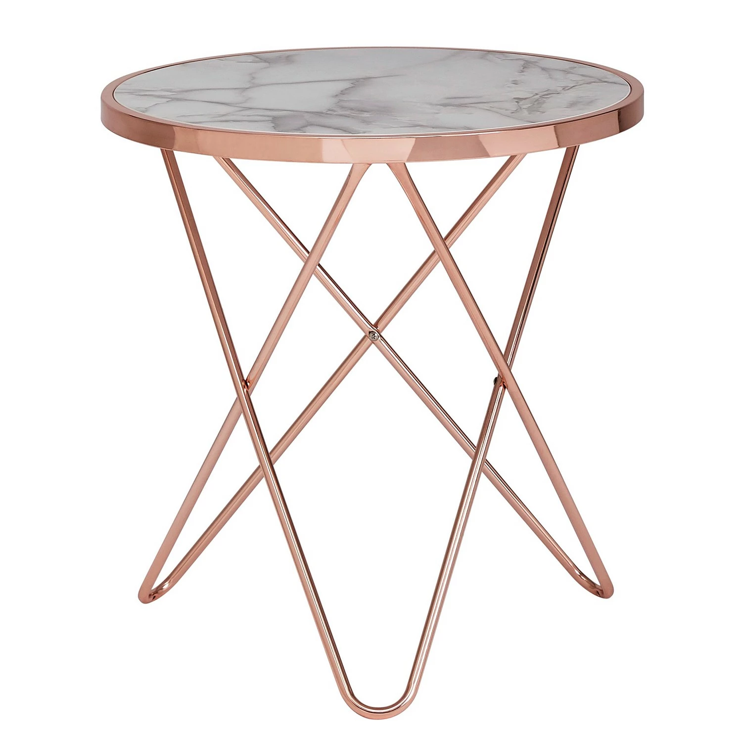 Red Living Beistelltisch Merlimont - Kupfer 1 Red Living Beistelltisch Merlimont - Kupfer