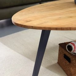 Red Living Couchtisch Terrazzo - Akazie massiv / Metall - Akazie / Schwarz -WOHNZIMMERMÖBEL Verkäufe 1000296394 210929 06333200320 DETAILS P000000001000296394