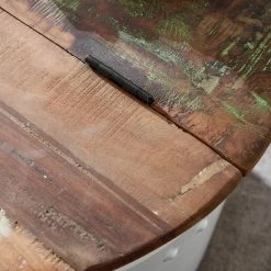 Ridgevalley Couchtisch Massaa II - Mango massiv / Metall - Mango / Weiß -WOHNZIMMERMÖBEL Verkäufe 1000296399 210929 06333800379 DETAILS P000000001000296399