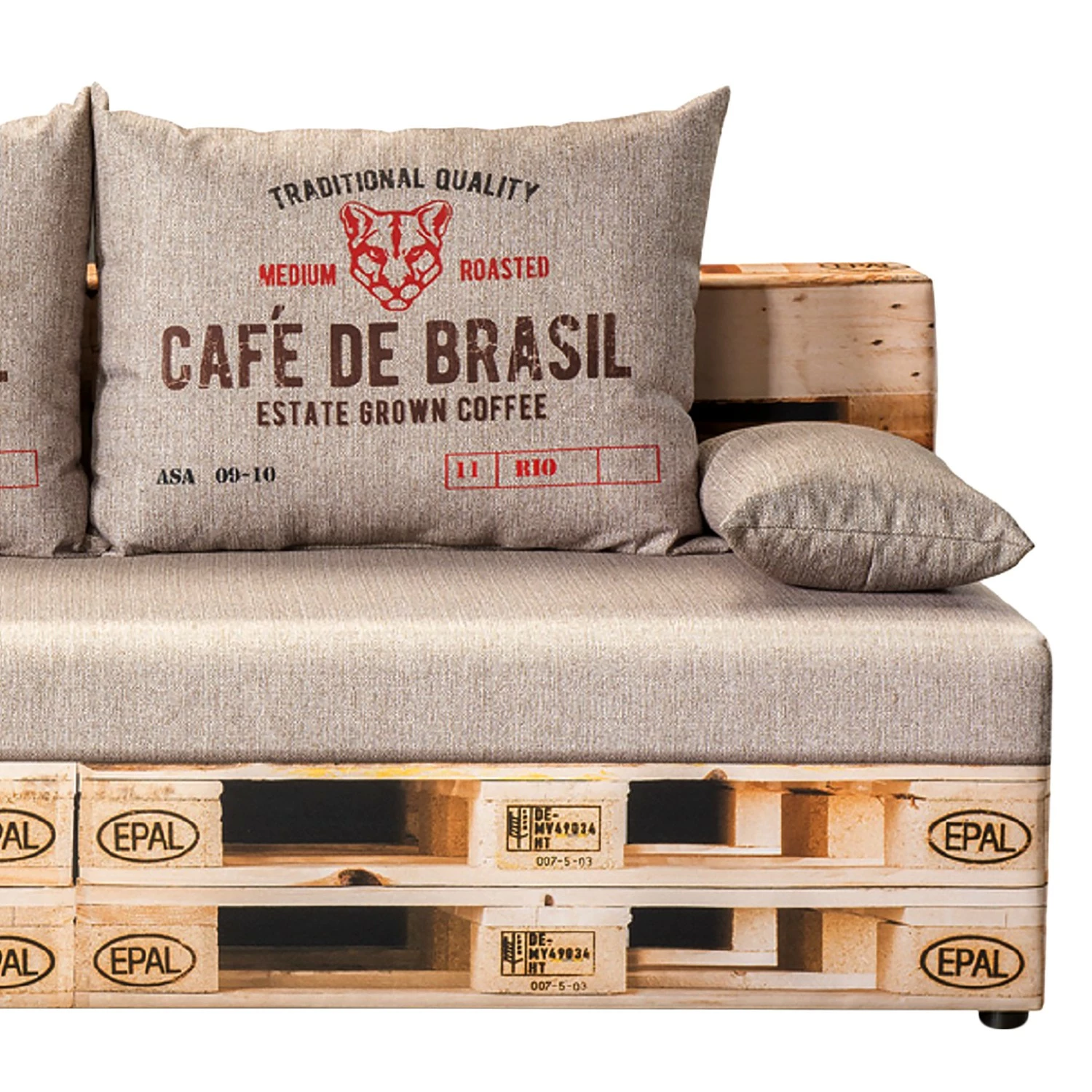 Mooved Schlafsofa Gabun - Flachgewebe - Braun / Beige - Keine Unterfederung 3 Mooved Schlafsofa Gabun - Flachgewebe - Braun / Beige - Keine Unterfederung – Bild 3