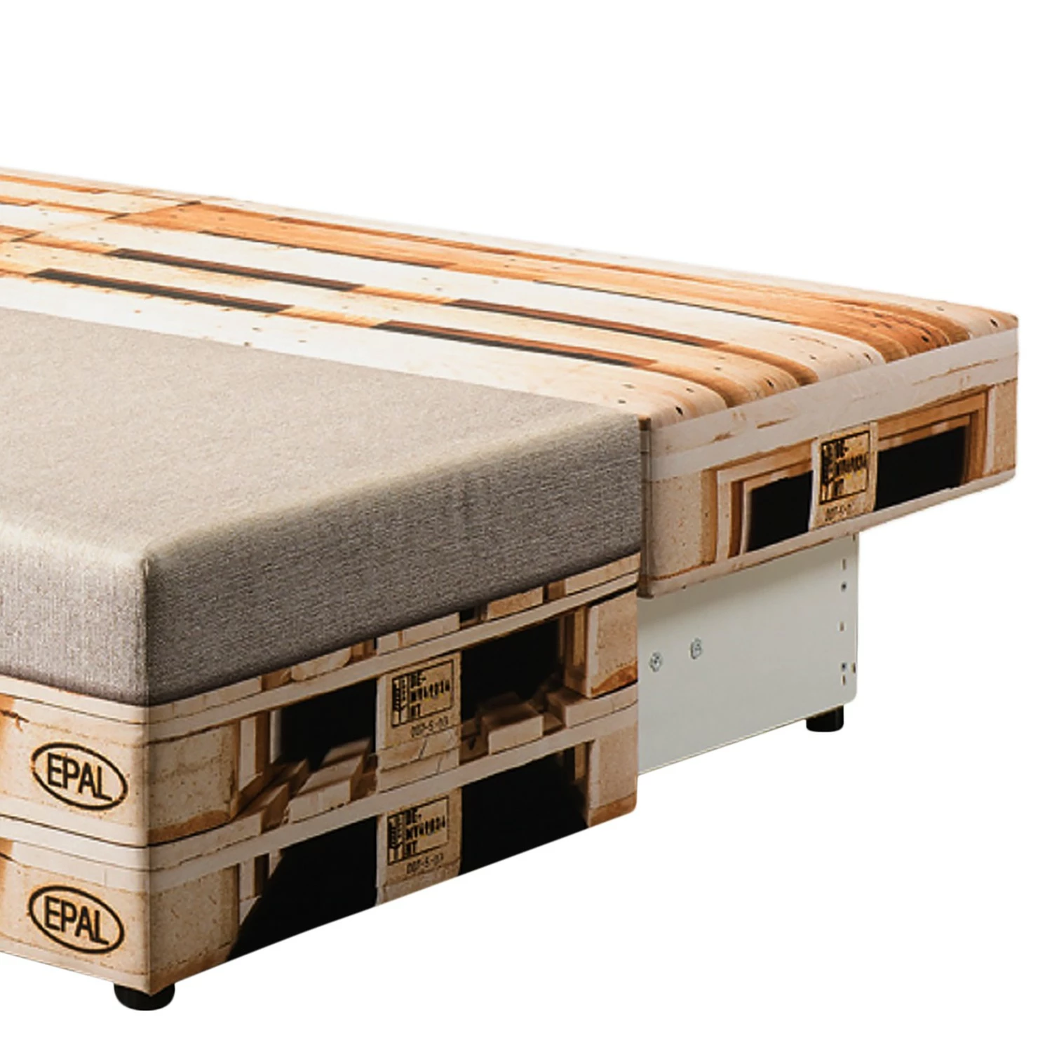 Mooved Schlafsofa Gabun - Flachgewebe - Braun / Beige - Keine Unterfederung 4 Mooved Schlafsofa Gabun - Flachgewebe - Braun / Beige - Keine Unterfederung – Bild 4