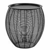 Red Living Beistelltisch Contulmo - Metall - Schwarz