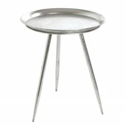 Loftscape Beistelltisch Hatta I - Metall - Silber -WOHNZIMMERMÖBEL Verkäufe 1000297657 211005 075753000043 DETAILS P000000001000297657