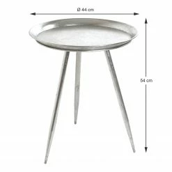 Loftscape Beistelltisch Hatta I - Metall - Silber -WOHNZIMMERMÖBEL Verkäufe 1000297657 211005 0757530000506 SKETCH DETAILS P000000001000297657 sketch