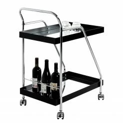 Loftscape Servierwagen Altamura - Glas / Metall - Schwarz / Chrom 10 Loftscape Servierwagen Altamura - Glas / Metall - Schwarz / Chrom -WOHNZIMMERMÖBEL Verkäufe 1000297665 211005 07575300078 DETAILS P000000001000297665