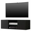 VCM TV-Lowboard Jusa - Schwarz - Breite: 115 cm