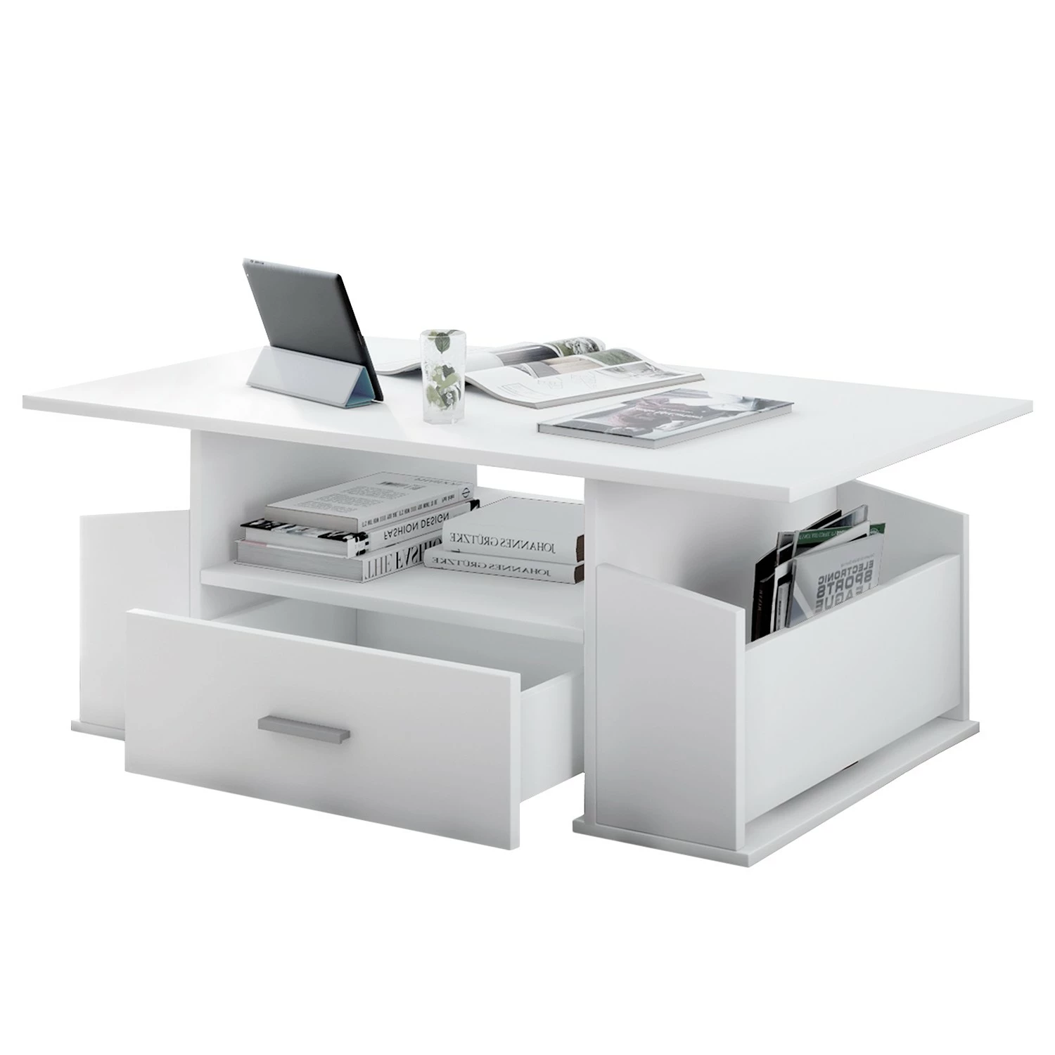 VCM Couchtisch Junata - Weiß 1 VCM Couchtisch Junata - Weiß