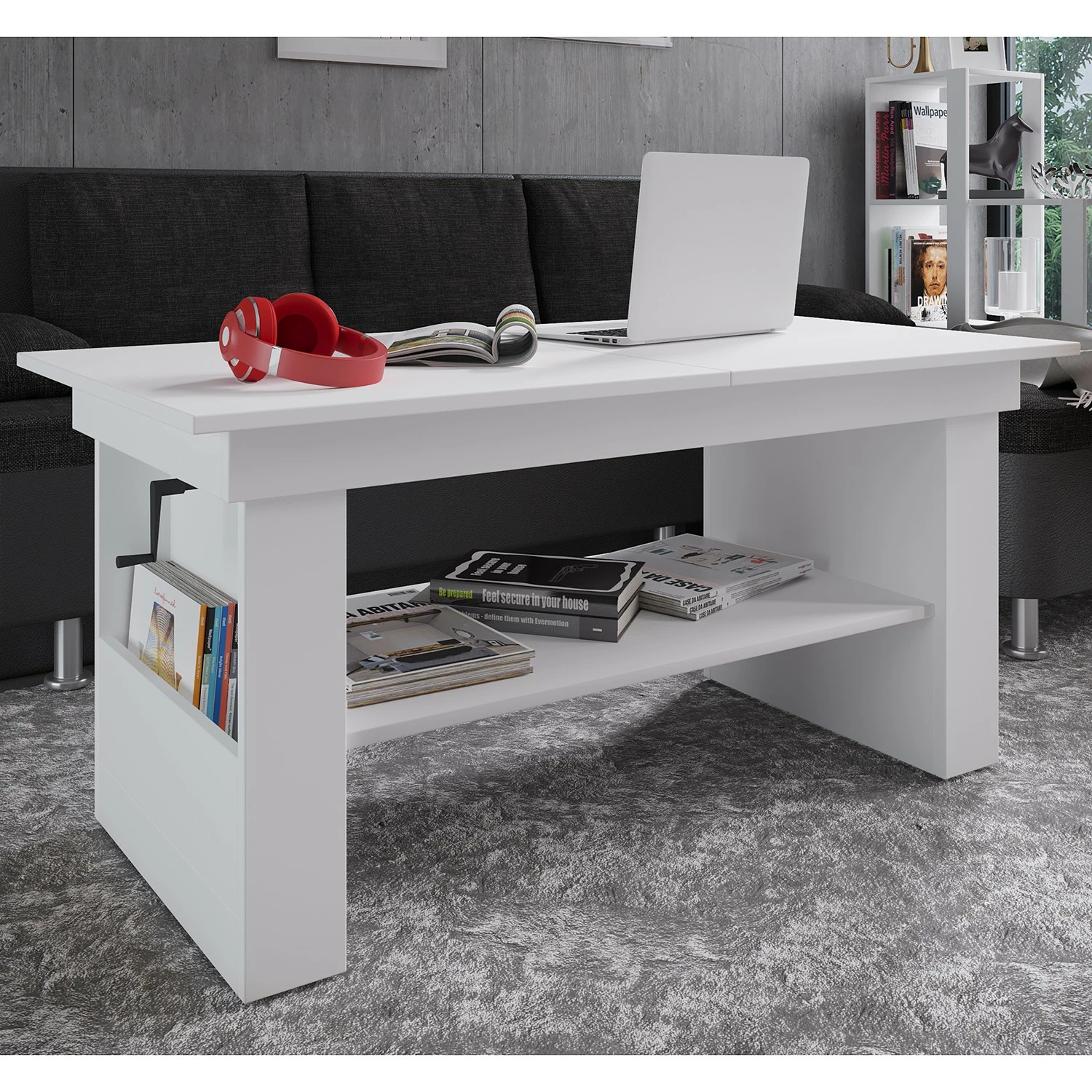 VCM Couchtisch Kobila - Weiß 2 VCM Couchtisch Kobila - Weiß – Bild 2