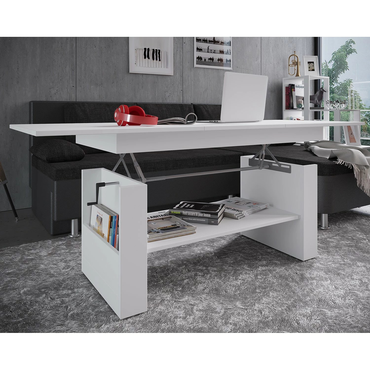 VCM Couchtisch Kobila - Weiß 5 VCM Couchtisch Kobila - Weiß – Bild 5