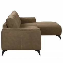 Loftscape Ecksofa Gatsby - Antiklederlook - Microfaser Zaira: Havanna - Longchair davorstehend rechts -WOHNZIMMERMÖBEL Verkäufe 1000298281 211011 13401700099 DETAILS P000000001000298281