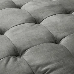 Red Living Polsterhocker Grotta - Samt Tomi: Grau -WOHNZIMMERMÖBEL Verkäufe 1000298832 211214 18013600292 DETAILS P000000001000298832