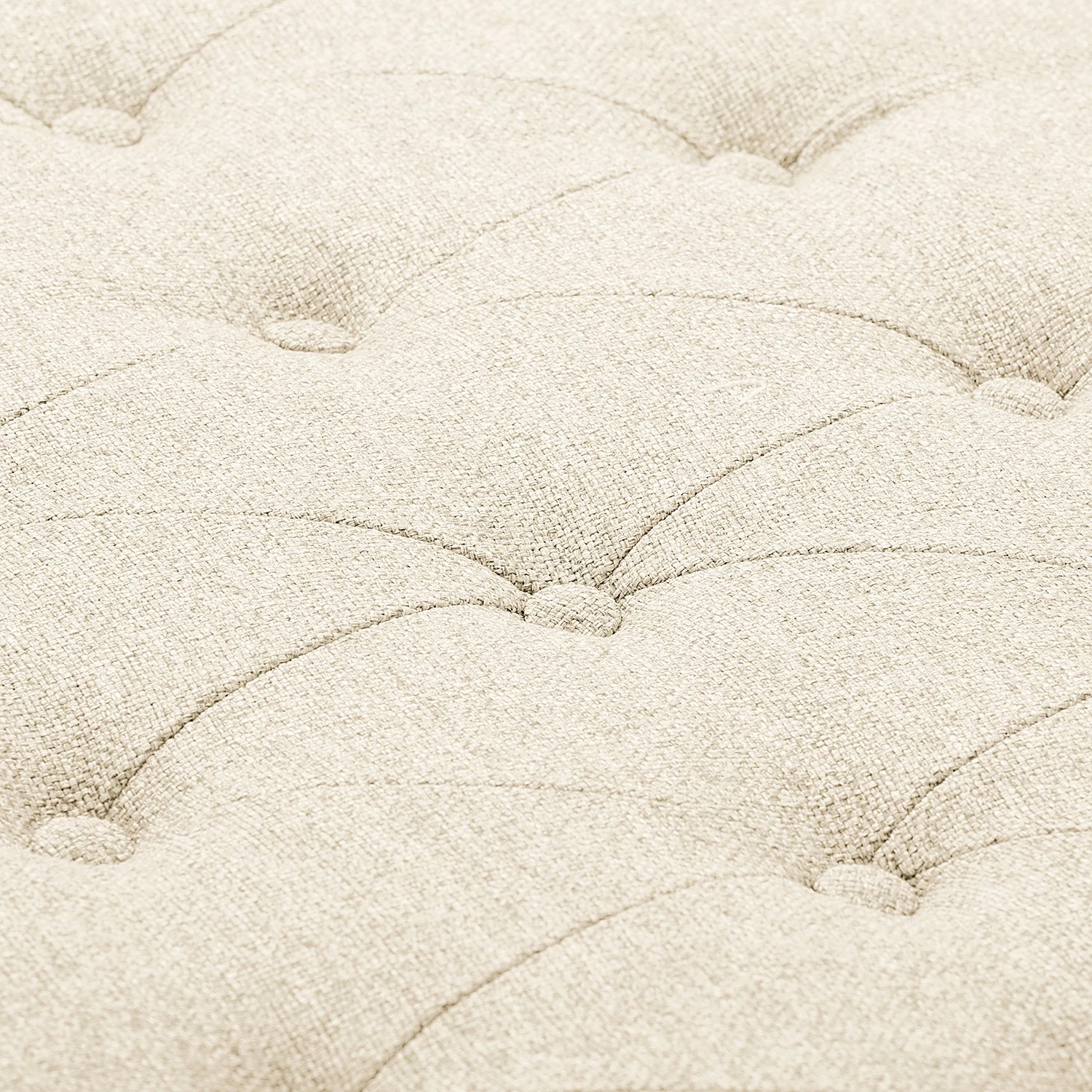 Red Living Polsterhocker Lovis - Webstoff Jazy: Creme 7 Red Living Polsterhocker Lovis - Webstoff Jazy: Creme – Bild 7