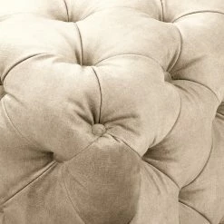 Red Living Polsterhocker Merlin - Samt Tomi: Creme -WOHNZIMMERMÖBEL Verkäufe 1000298931 211214 18023401443 DETAILS P000000001000298931