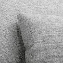 Red Living Ecksofa Lovis - Webstoff Jazy: Hellgrau - Ottomane davorstehend rechts -WOHNZIMMERMÖBEL Verkäufe 1000299088 211214 18031901832 DETAILS P000000001000299088