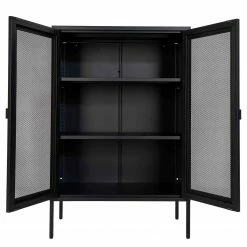 Red Living Kommode Moosh - Metall - Schwarz -WOHNZIMMERMÖBEL Verkäufe 1000299438 211012 13474400080 DETAILS P000000001000299438